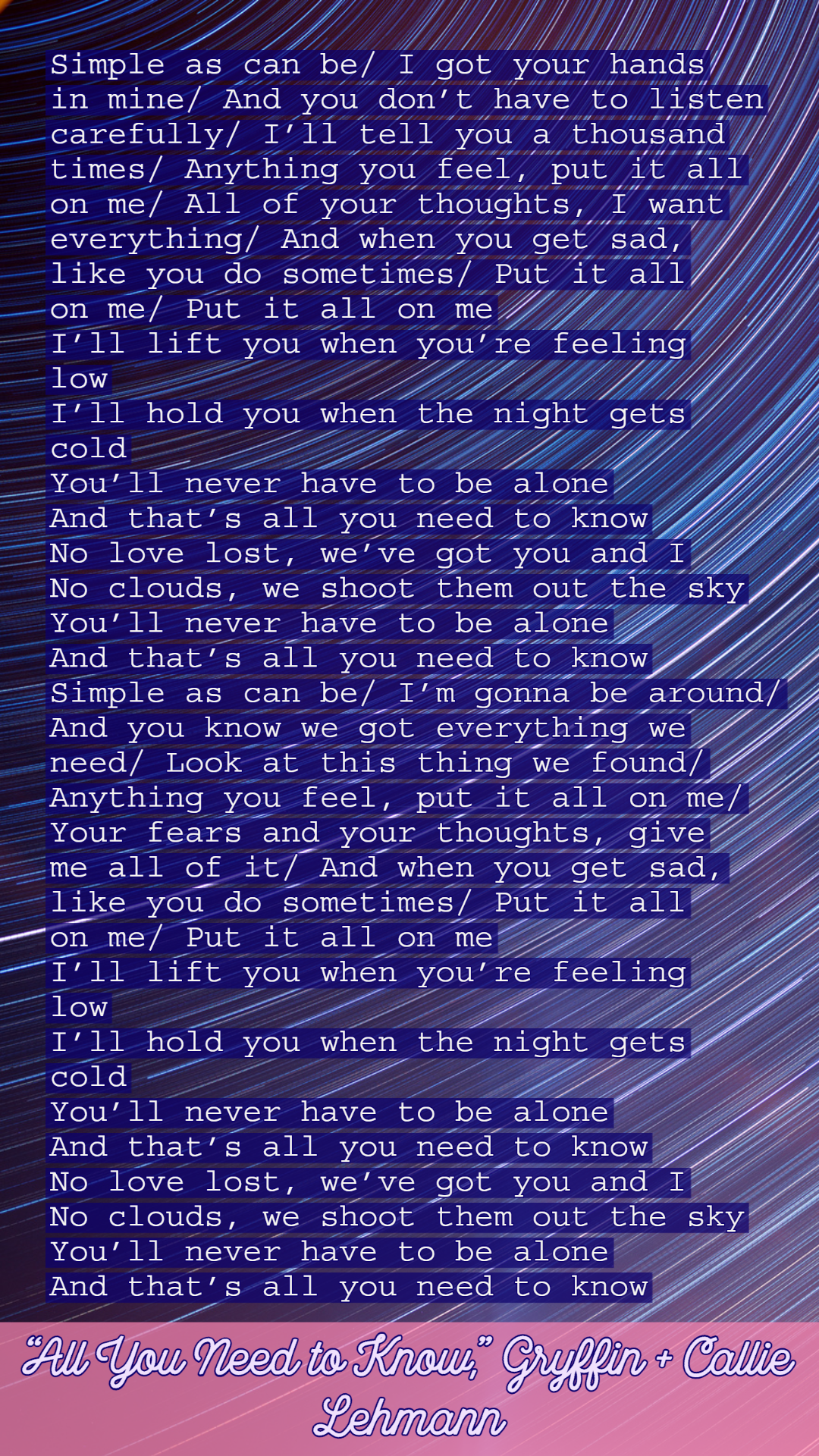 Put It All On Me All You Need To Know By Gryffin Slander Feat